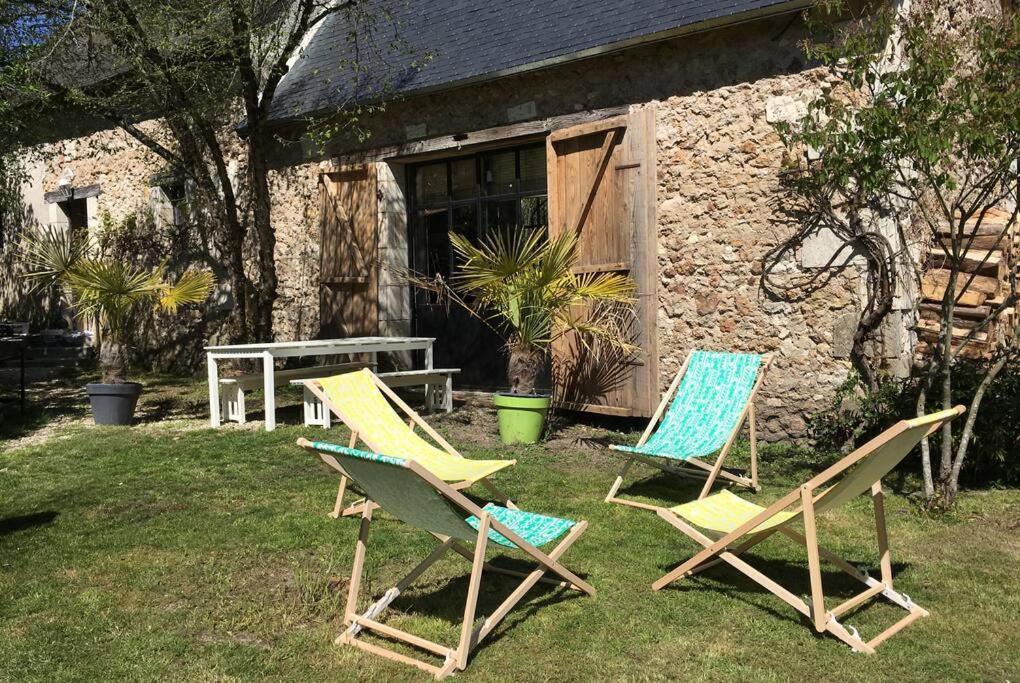 Le Clos Du Tilleul Fabuleuse Propriete 15 A 30 Pers Piscine Au Coeur D'Un Charmant Village Thilouze ภายนอก รูปภาพ